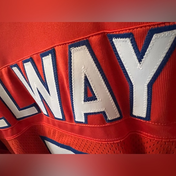 Nike Throwback John Elway Broncos Jersey, Orange/White, Size XXL, Pre-Owned - Picture 8 of 11